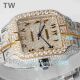 TW Factory Replica Cartier Santos Men 40MM Yellow Gold Diamond Arabic Swiss Watch (6)_th.jpg